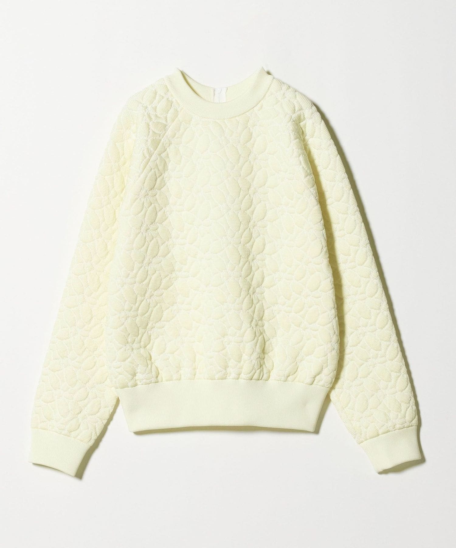 WRAPINKNOT＞フラワー キルト プルオーバー ニット