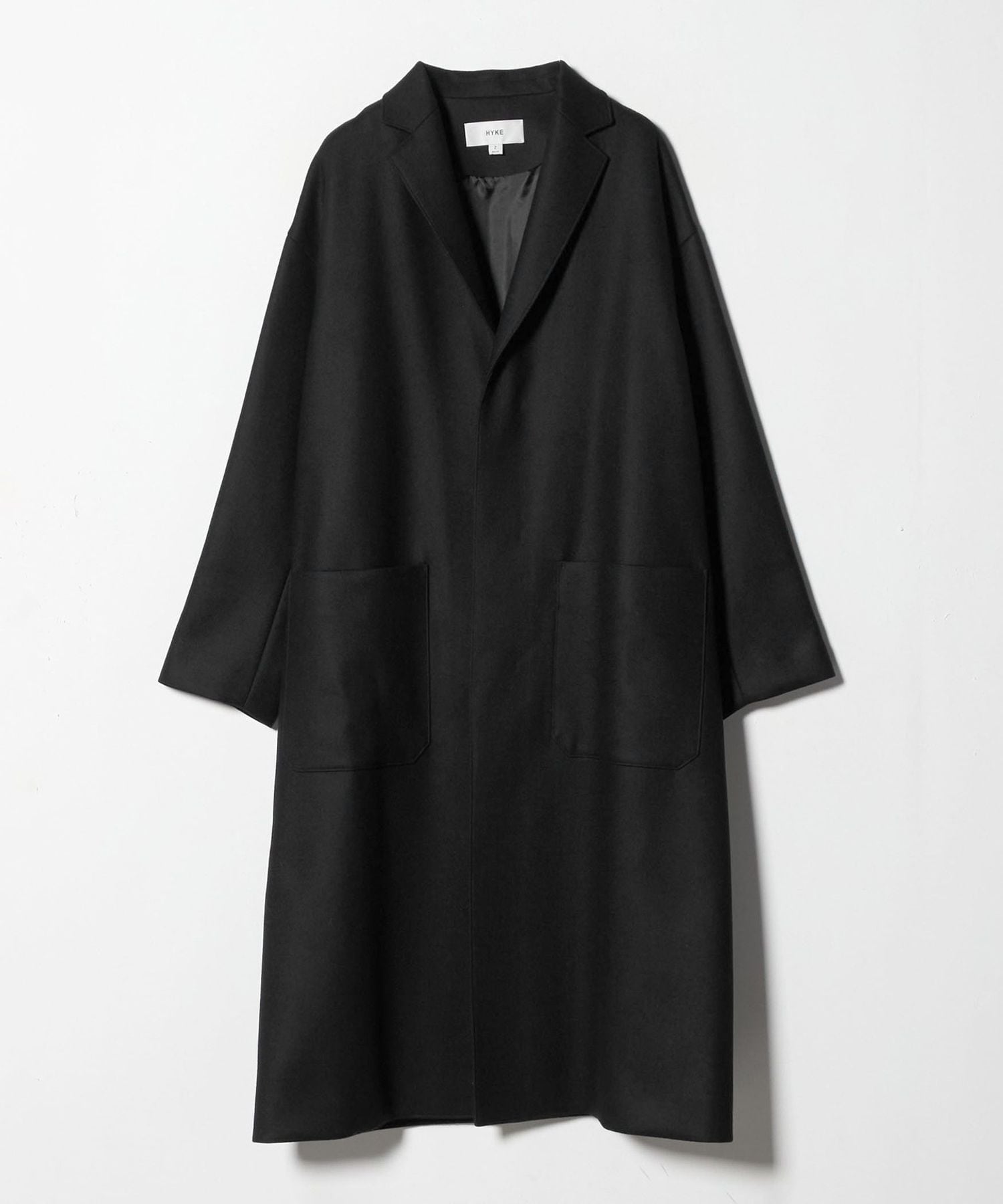 人気 HYKE for UNITED ARROWS 別注 ショップコート HYKE＞ウール ショップ コート