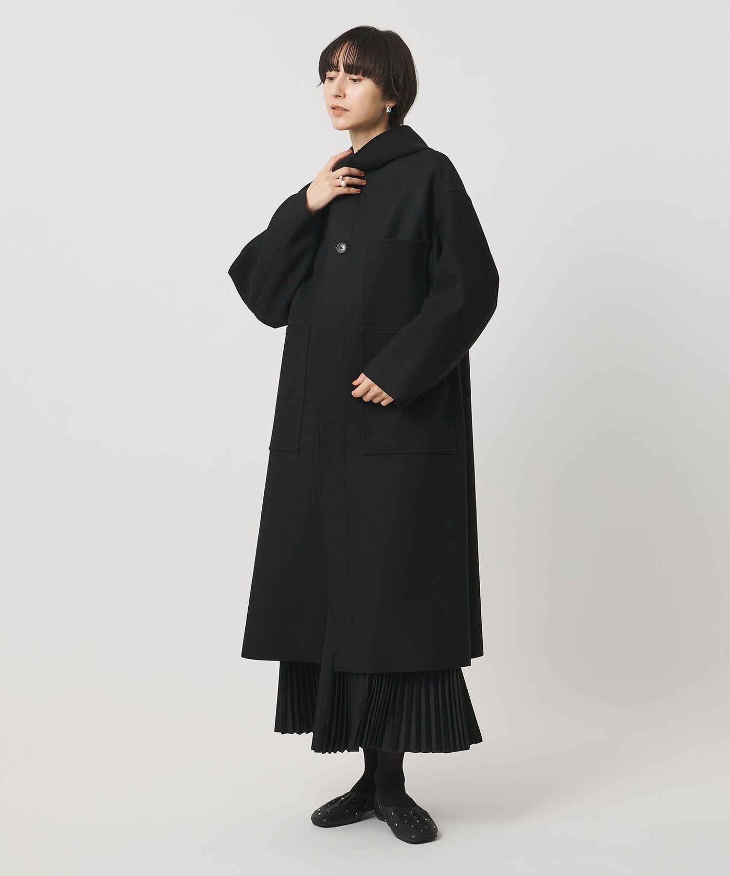 HYKE フーデッド ワーク コート HYKE（ハイク）の「＜HYKE（ハイク）＞HOODED WORK コート