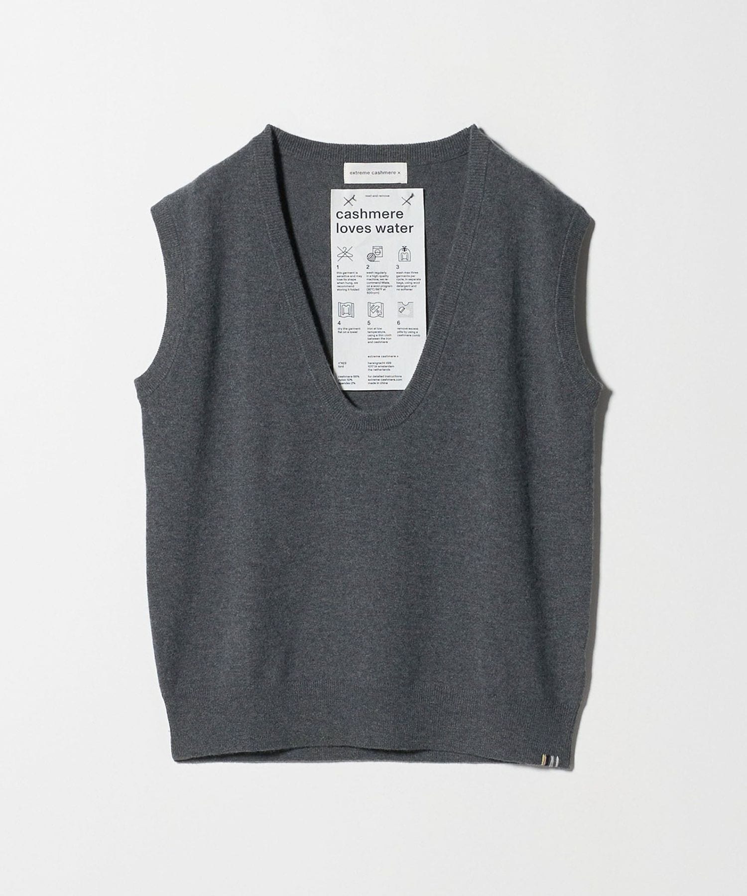 extreme cashmere ニットベスト ベスト spencer 243 | extreme cashmere (Women