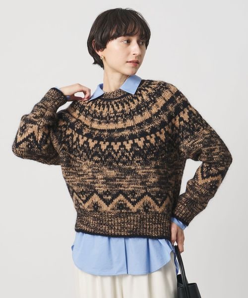 BATONER/【別注】＜BATONER＞ノルディック プルオーバー ニット/ニット / セーター