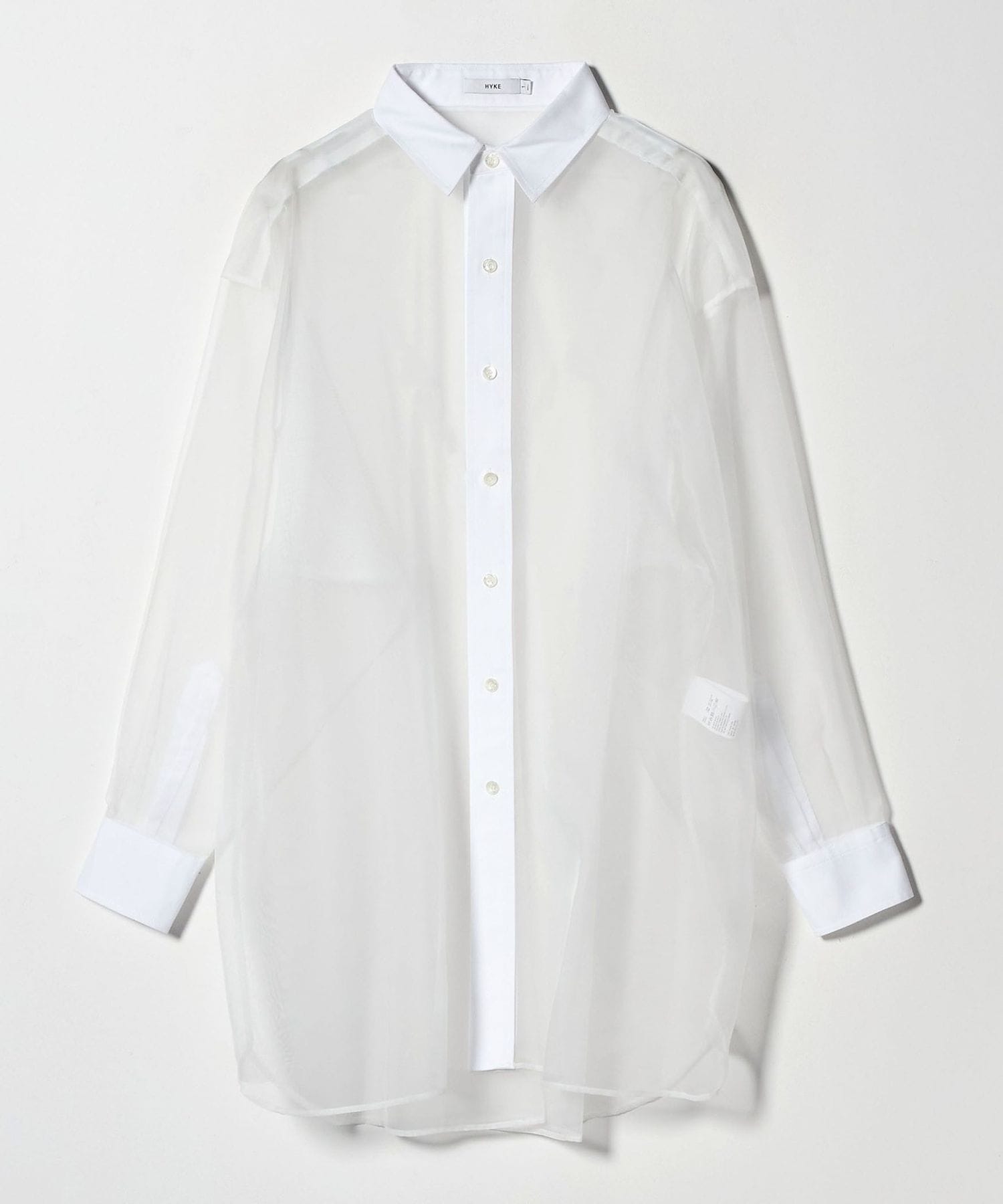 HYKE シアーシャツ HYKE＞シアー シャツ