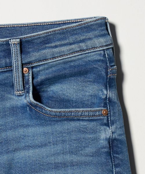 MOTHER＞MID RAMBLER アンクル デニムパンツ COBALT