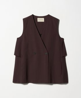 UNITED ARROWS/シアー バックフレア ベスト ―ウォッシャブル―/ベスト