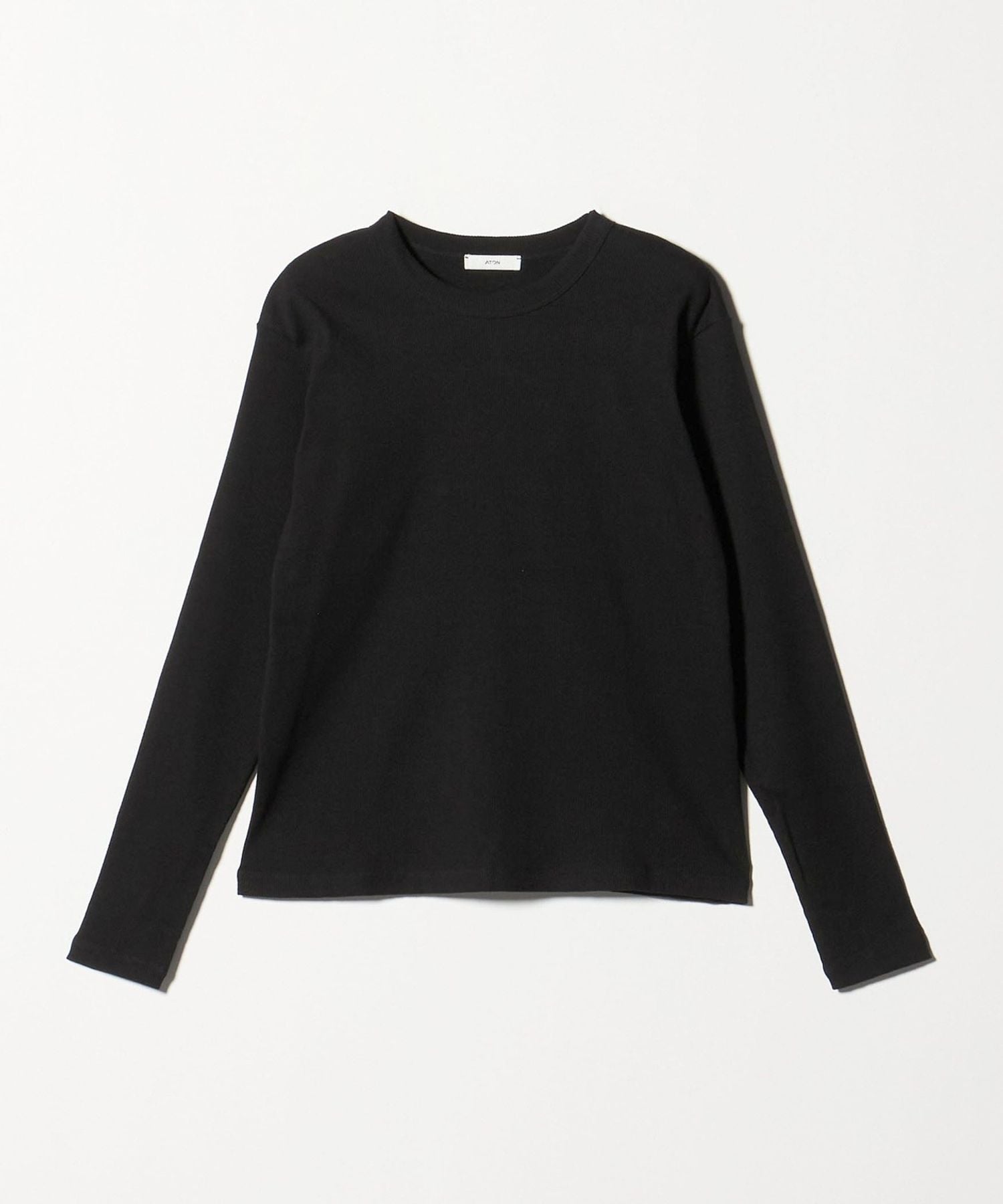 ATON＞リブ ロングスリーブ Tシャツ