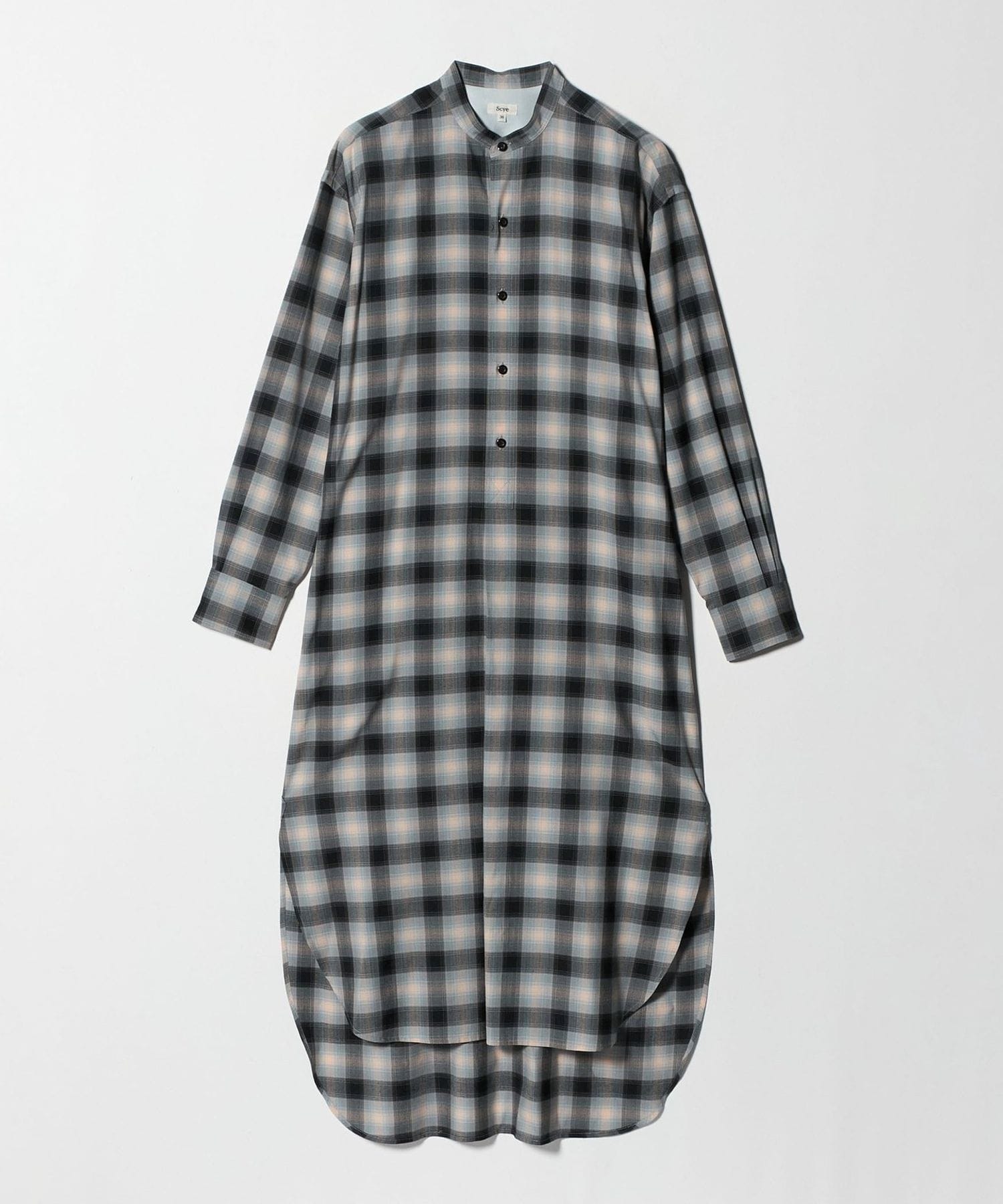 ワンピース Checked Shirt Mini Dress セール】LILY BLEACH DYED CHECK MINI SHIRT DRESS | リリー