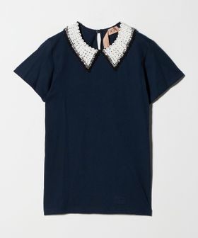 N°21/ ＜N°21＞エンブロイダリー Tシャツ/Tシャツ / カットソー