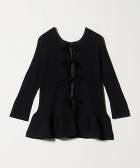 UNITED ARROWS/シアー リボン 2WAYカーディガン/カーディガン / ボレロ