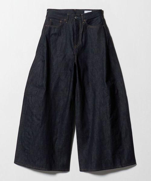 HYKE/＜HYKE＞ワイド デニム パンツ ネイビー/デニムパンツ