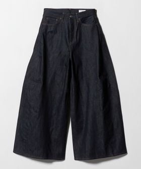 HYKE/＜HYKE＞ワイド デニム パンツ ネイビー/デニムパンツ