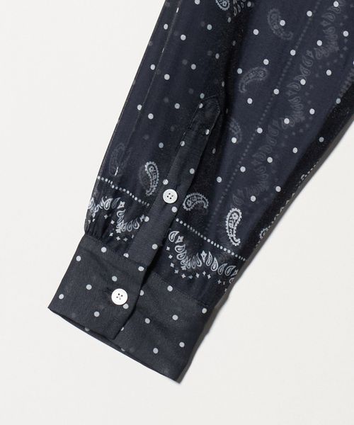 UNITED ARROWS - 【 ユナイテッドトウキョウ 】ローラーペイントプリント　総柄　シャツ　ブラウス UNITED ARROWS - 【 ユナイテッドトウキョウ 】ローラーペイント