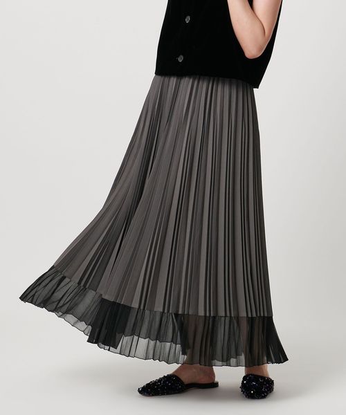 UNITED ARROWS シアー プリーツ スカート UNITED ARROWS（ユナイテッドアローズ）の「シアー プリーツ