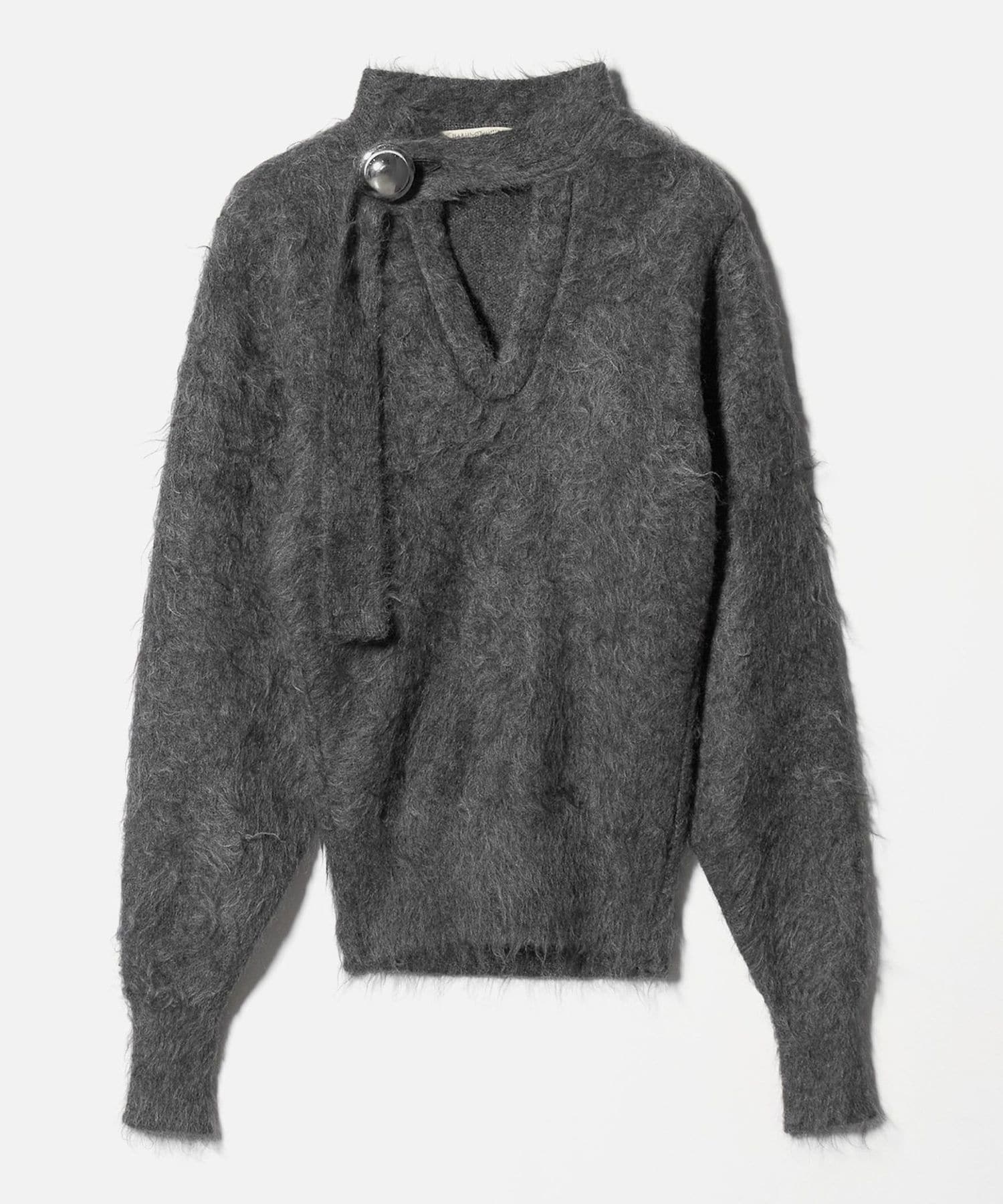 HARUNOBU MURATA＞IRENA ネックボタン ニット