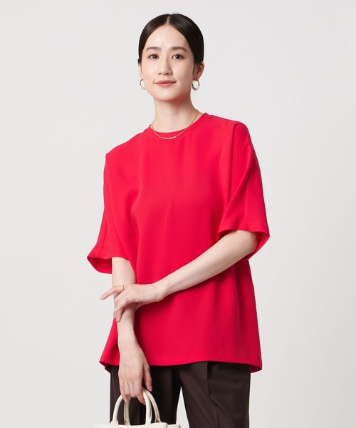 UNITED ARROWS/ ポリエステル Tブラウス ‐ウォッシャブル‐/シャツ / ブラウス