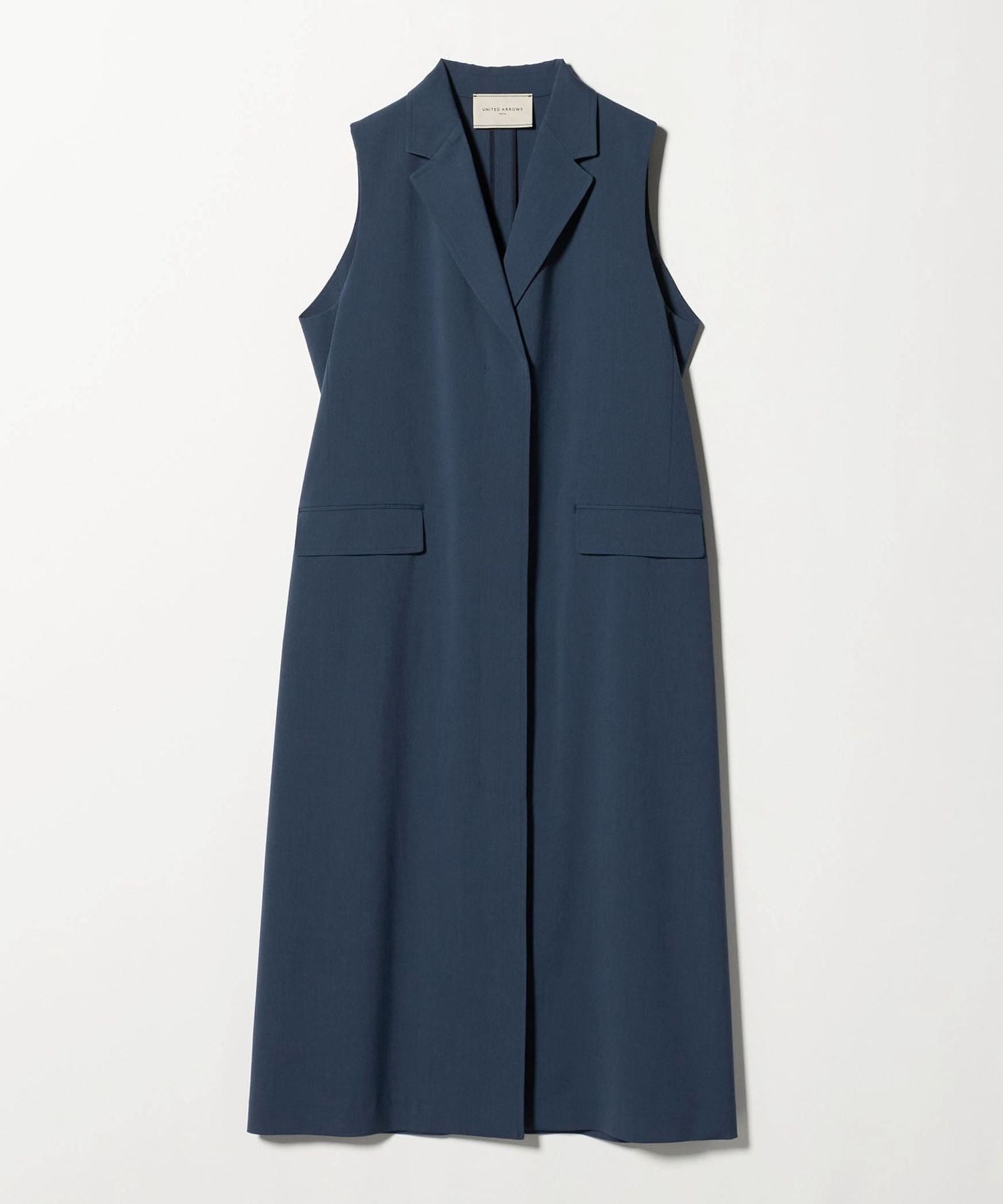 SALE早い者勝ち！UNITED ARROWS 2way ワンピース　紺 REOPEL ワンピース ウォッシャブル