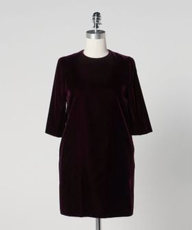 UNITED ARROWS/ベルベット ミニワンピース/ワンピース