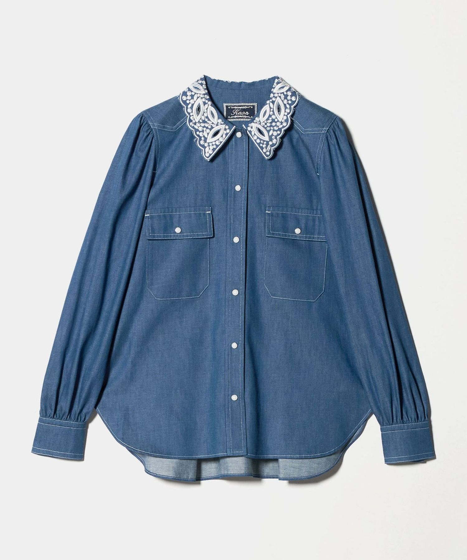 定価6万1piu1uguale3 SWEAT DENIM WESTERNシャツⅣ rainbow 定価6万1piu1uguale3 SWEAT DENIM WESTERNシャツⅣ rainbow