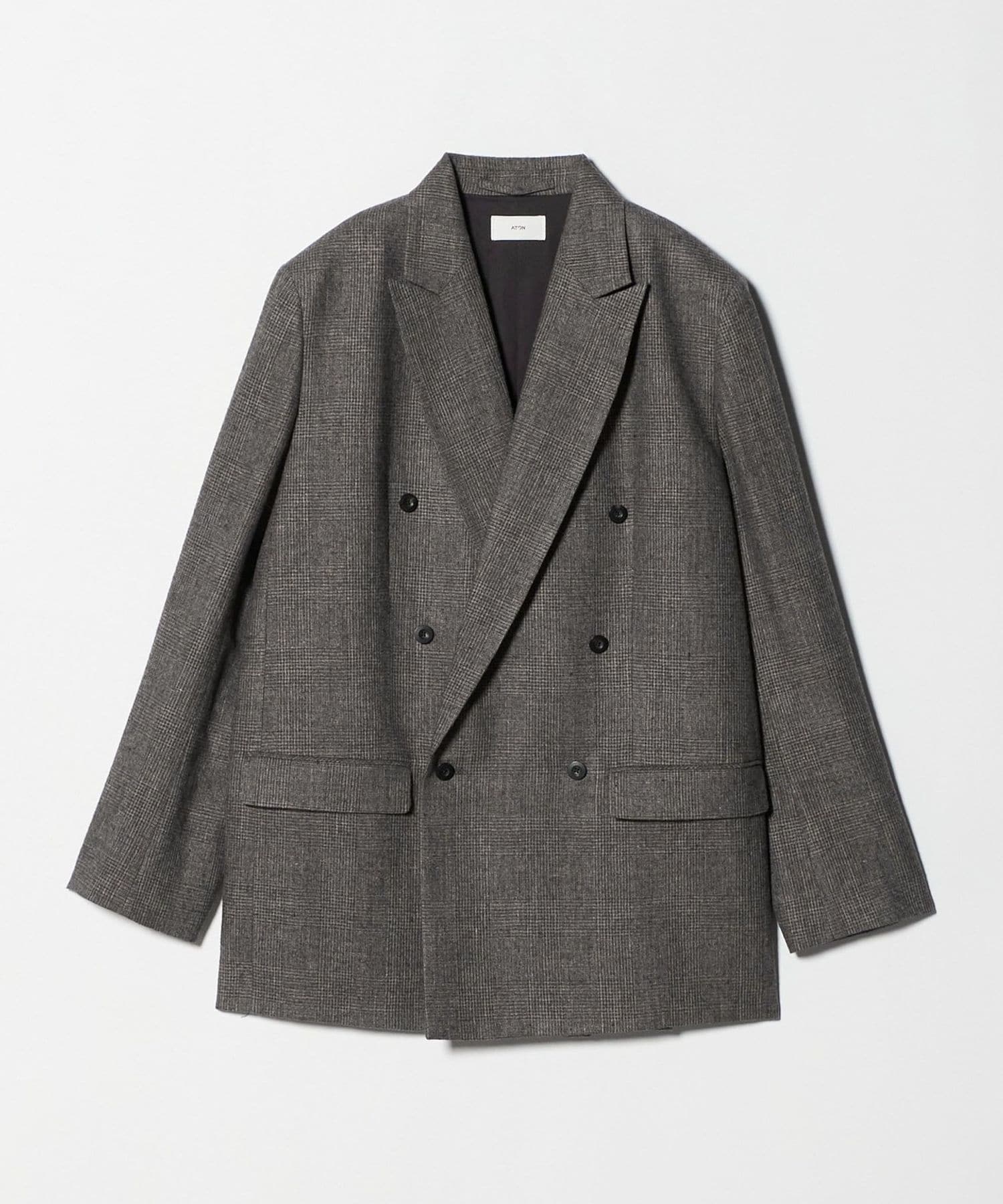 UNITED ARROWS ダブル ブレスト ボックス チェック ジャケット 1600025S1062_m1_a019.jpg