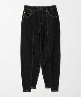 AKYN/＜AKYN＞カーブ デニムパンツ BLACK/デニムパンツ
