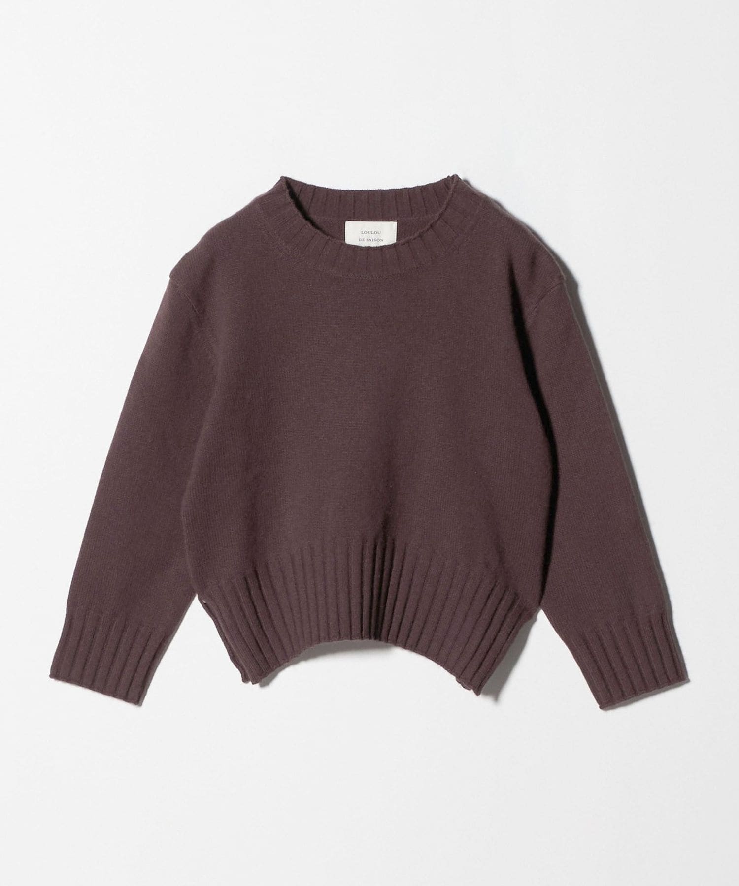 Loulou de Saison＞MORA クロップド ニット