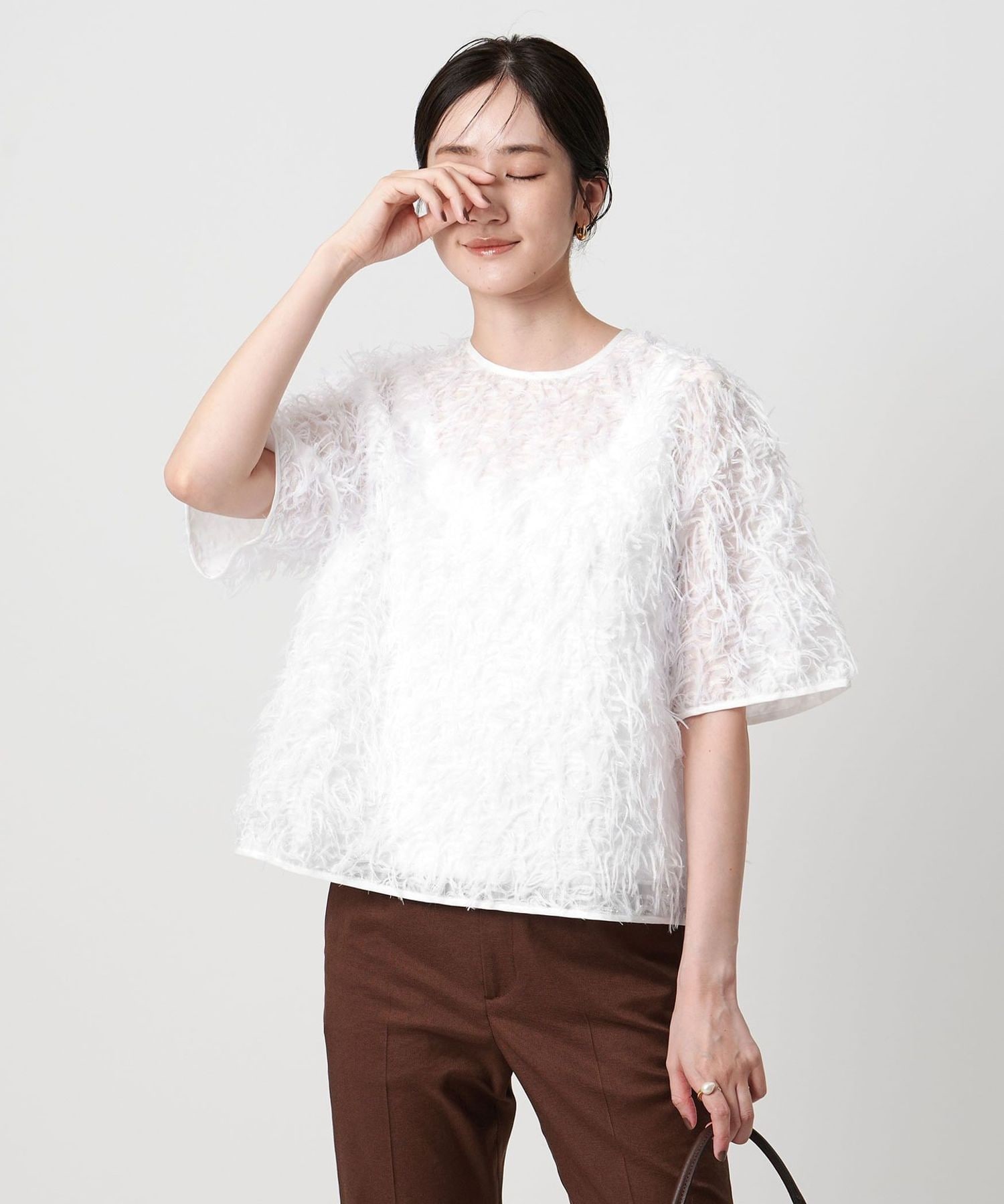 UNITED ARROWS カットジャガードコート UNITED ARROWS LTD. OUTLET｜リボン カットジャガード コート