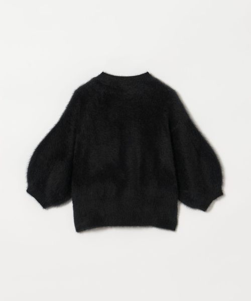 UNITED ARROWS P 天竺 ハーフスリーブ ニット　ブラック UNITED ARROWS（ユナイテッドアローズ）の「P 天竺 ハーフ