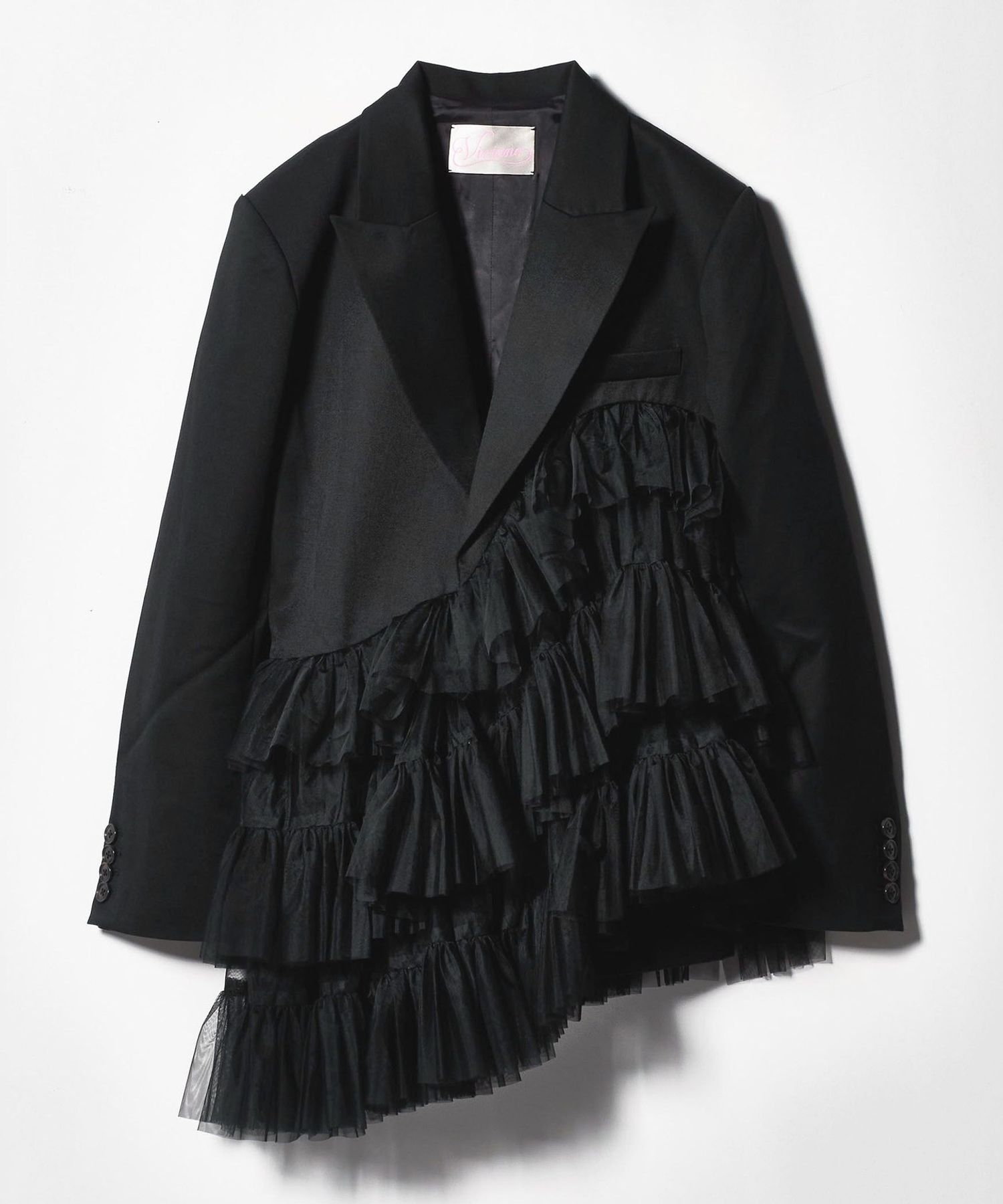 VIVIANO＞チュール ドッキングジャケット