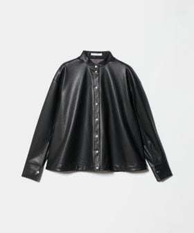 CINOH/【別注】＜CINOH＞レザーライク シャツ ブルゾン/その他コート / ブルゾン