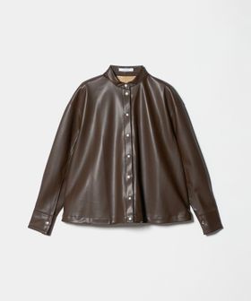 CINOH/【別注】＜CINOH＞レザーライク シャツ ブルゾン/その他コート / ブルゾン