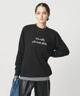 Les Petits Basics/＜Les Petits Basics＞UN CAFE ロングスリーブ Tシャツ/Tシャツ / カットソー
