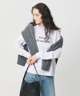Les Petits Basics/＜Les Petits Basics＞UN CAFE ロングスリーブ Tシャツ/Tシャツ / カットソー