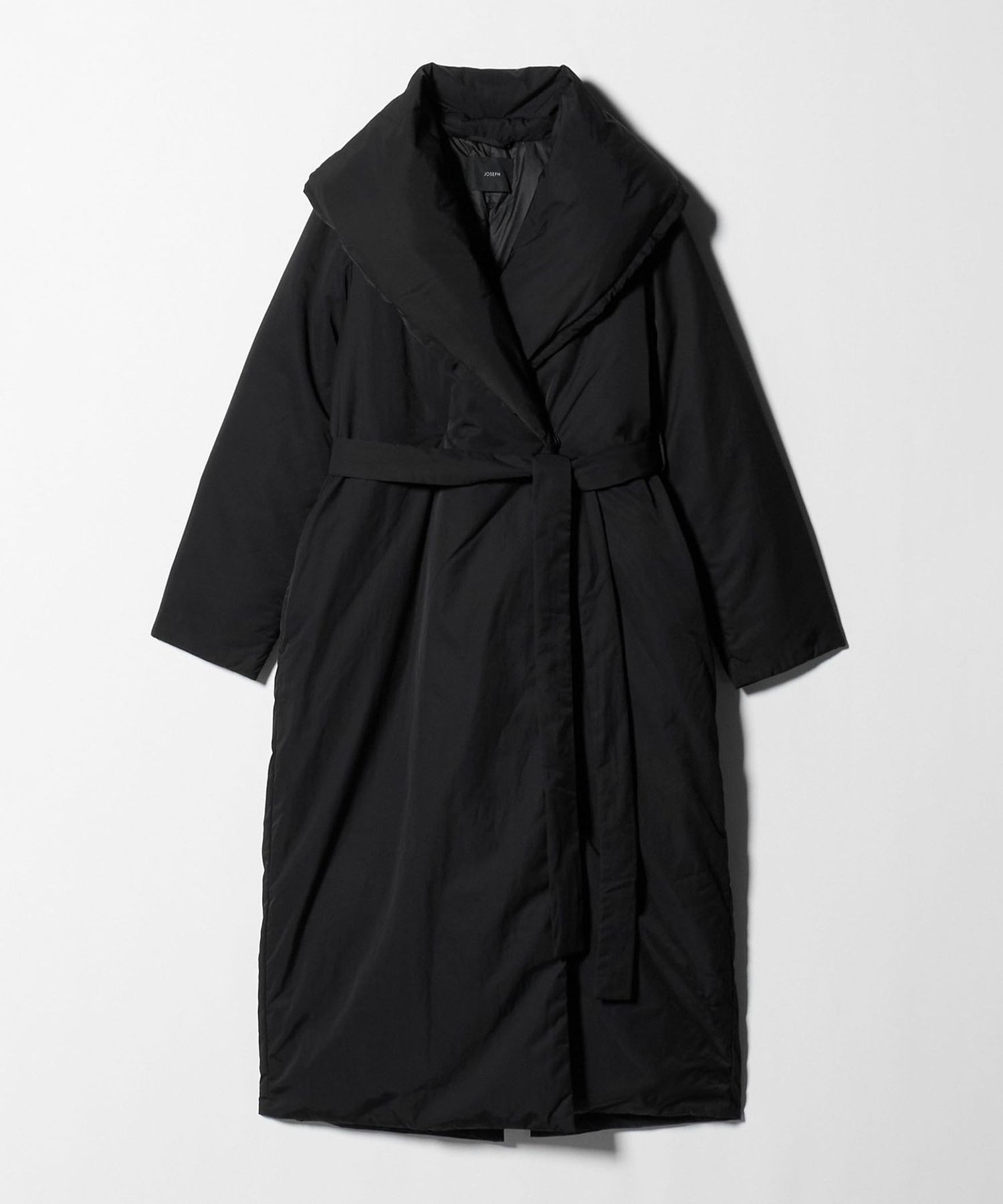 【中古品】JOSEPHアイボリー フード付き ロングコート 品】JOSEPHアイボリー フード付き ロングコート