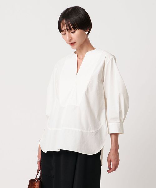 UNITED ARROWS/オックス コンビ シャツ ブラウス ‐ウォッシャブル‐/シャツ / ブラウス