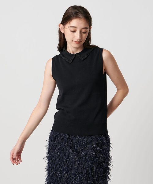 UNITED ARROWS/2WAY レディー ポロベスト‐ウォッシャブル‐/ニット / セーター