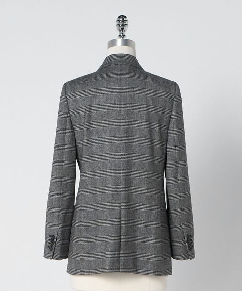 UNITED ARROWS グレンチェック　セットアップ　スーツ　46 グレンチェック ダブル ジャケット