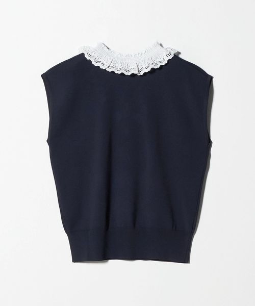 UNITED ARROWS スカラップ レース ニットベスト UNITED ARROWS｜スカラップ レース ニットベスト | Rakuten