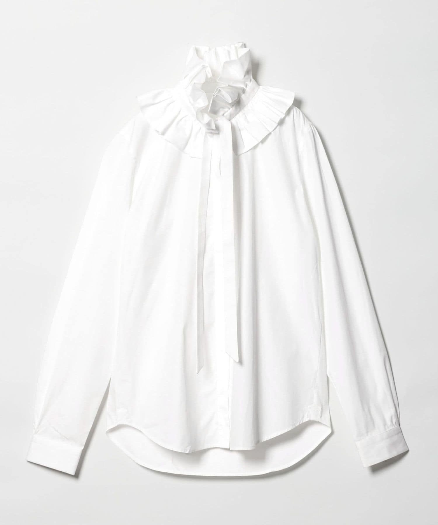 Bourrienne Paris X＞PASTEL フリルカラー シャツ