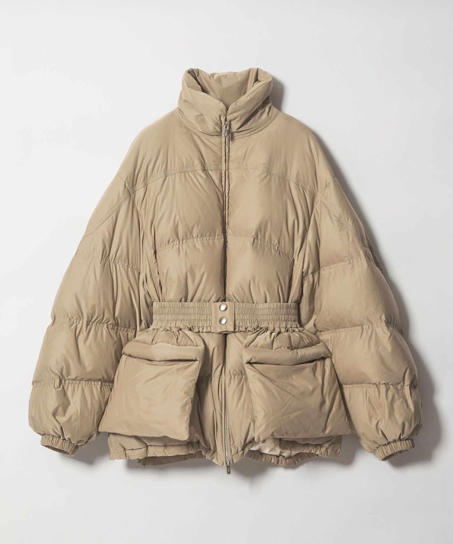 TIME＞スタンドカラー ダウンジャケット