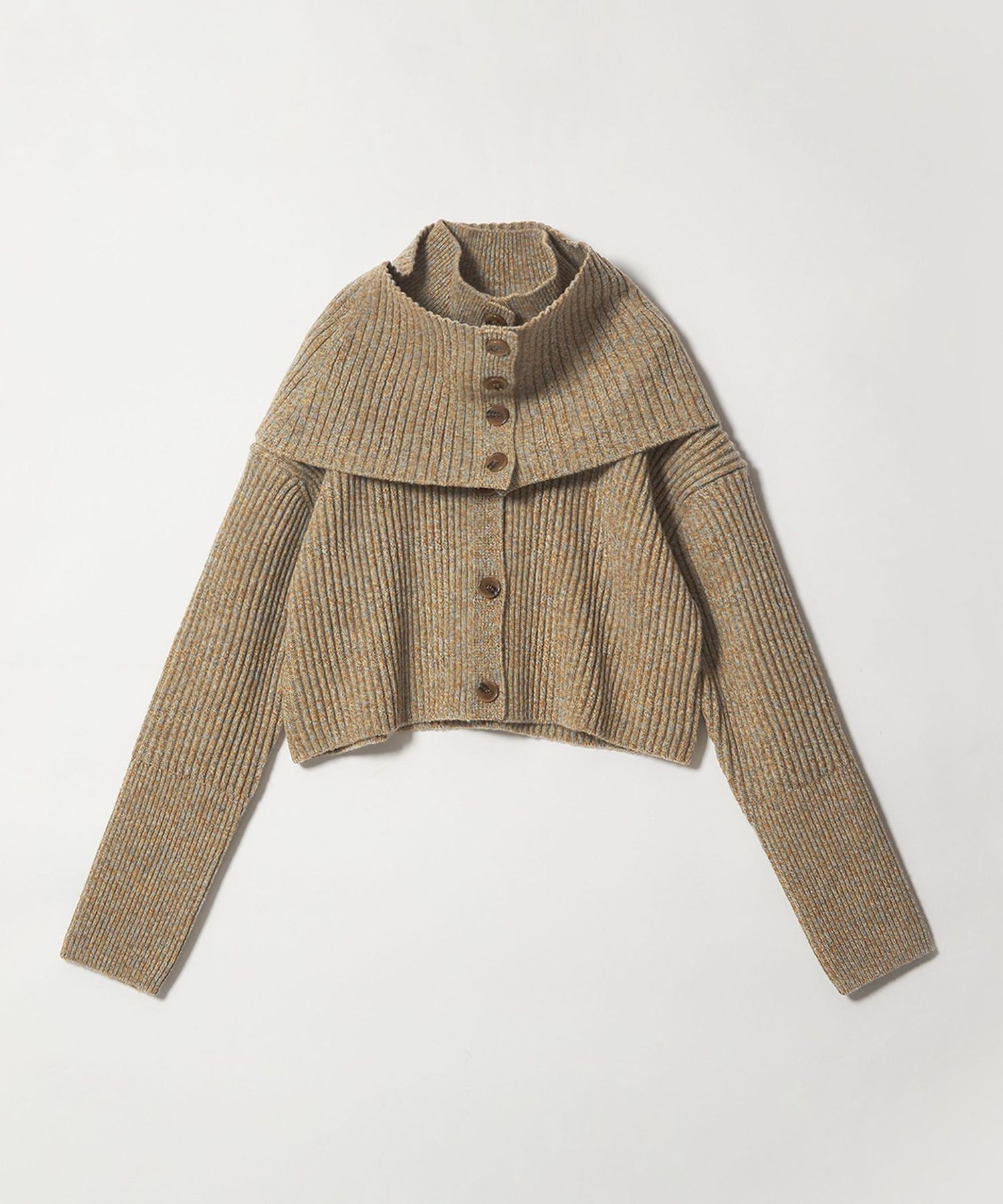 TIME＞クロップド 2WAY カーディガン