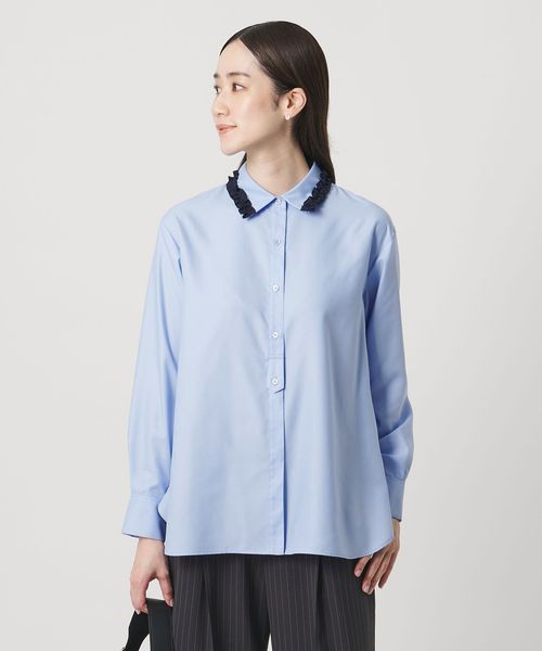 UNITED ARROWS/ミニフリルシャツ‐ウォッシャブル‐/シャツ / ブラウス