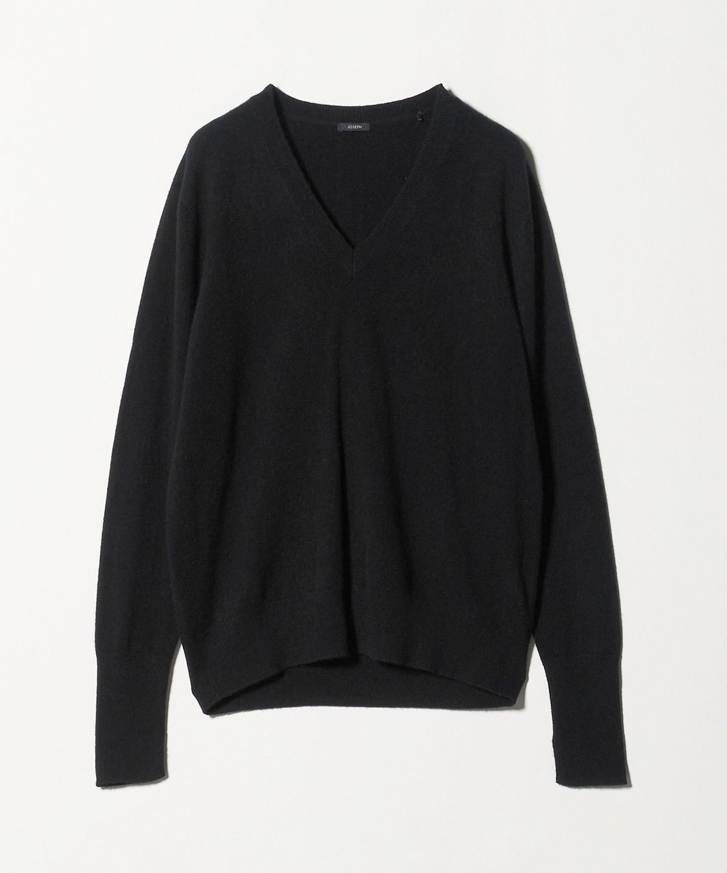 【新品未使用タグ付き】YONFA Vネックウールカシミヤコート（black） JOSEPH＞Vネック カシミヤ ニット