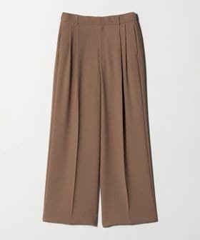 UNITED ARROWS/2タック ワイドパンツ‐UVカット 接触冷感 吸水速乾 帯電防止 ウォッシャブル‐/スラックス