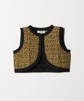SZ Blockprints/＜SZ Blockprints＞レオパード クロップド ベスト/ベスト