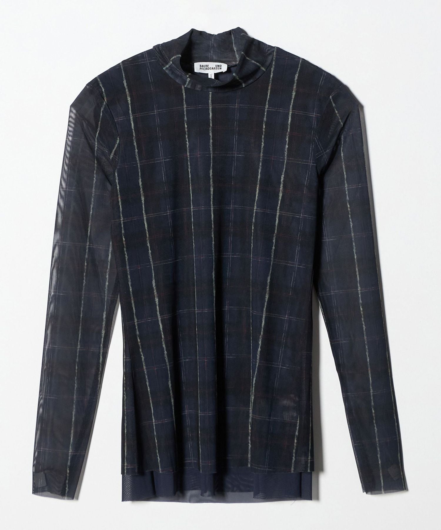 BAUM UND PFERDGARTEN＞JODI チェック タートルネック カットソー