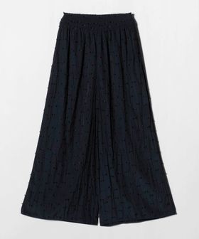 UNITED ARROWS/ドットカットジャガード イージー ワイド パンツ ―ウォッシャブル―/イージーパンツ