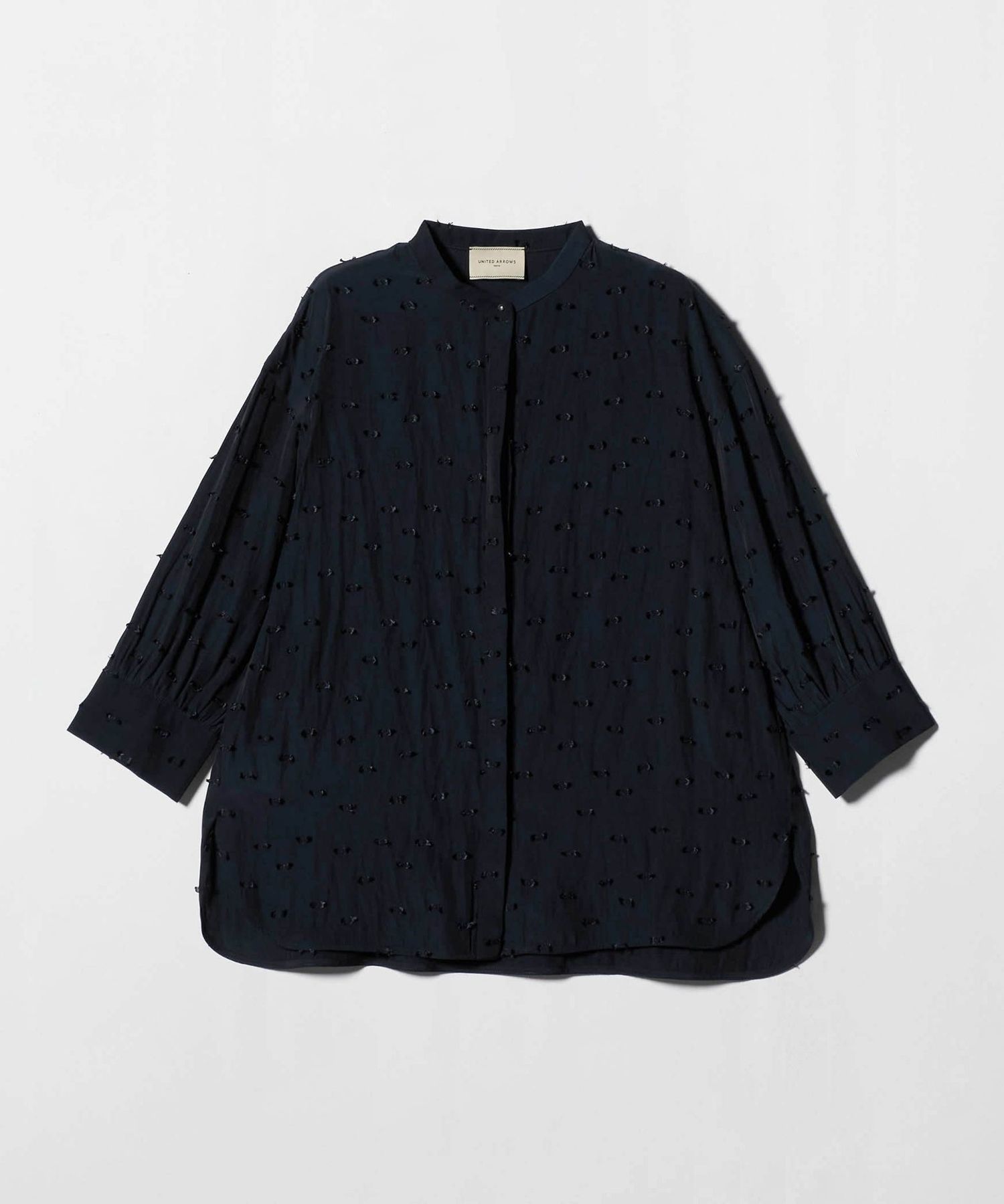UNITED ARROWS カットジャガードコート リボン カットジャガード コート