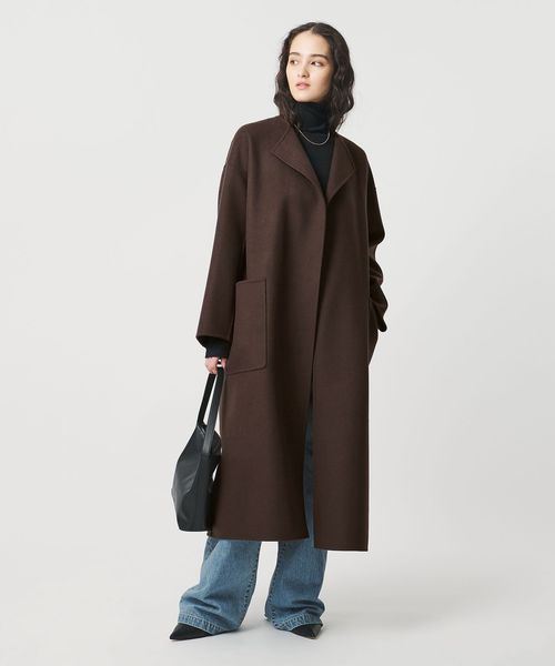 UNITED ARROWS/ウール リバー ロング コート/その他コート / ブルゾン