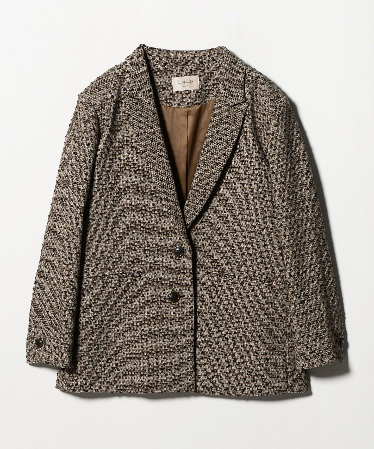 Masaco Teranishi＞ツイードライク ジャケット