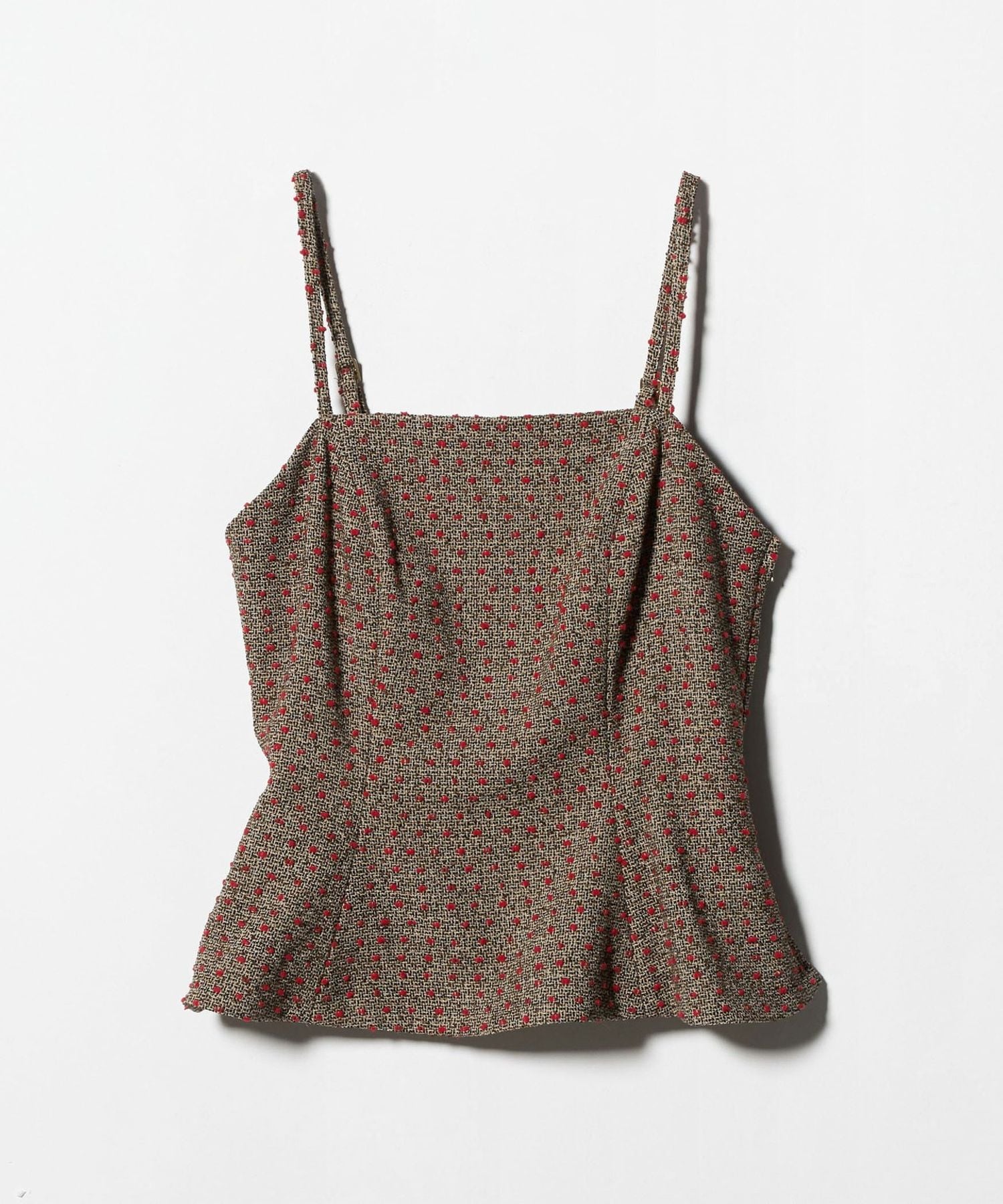 Masaco Teranishi＞ツイードライク キャミソール