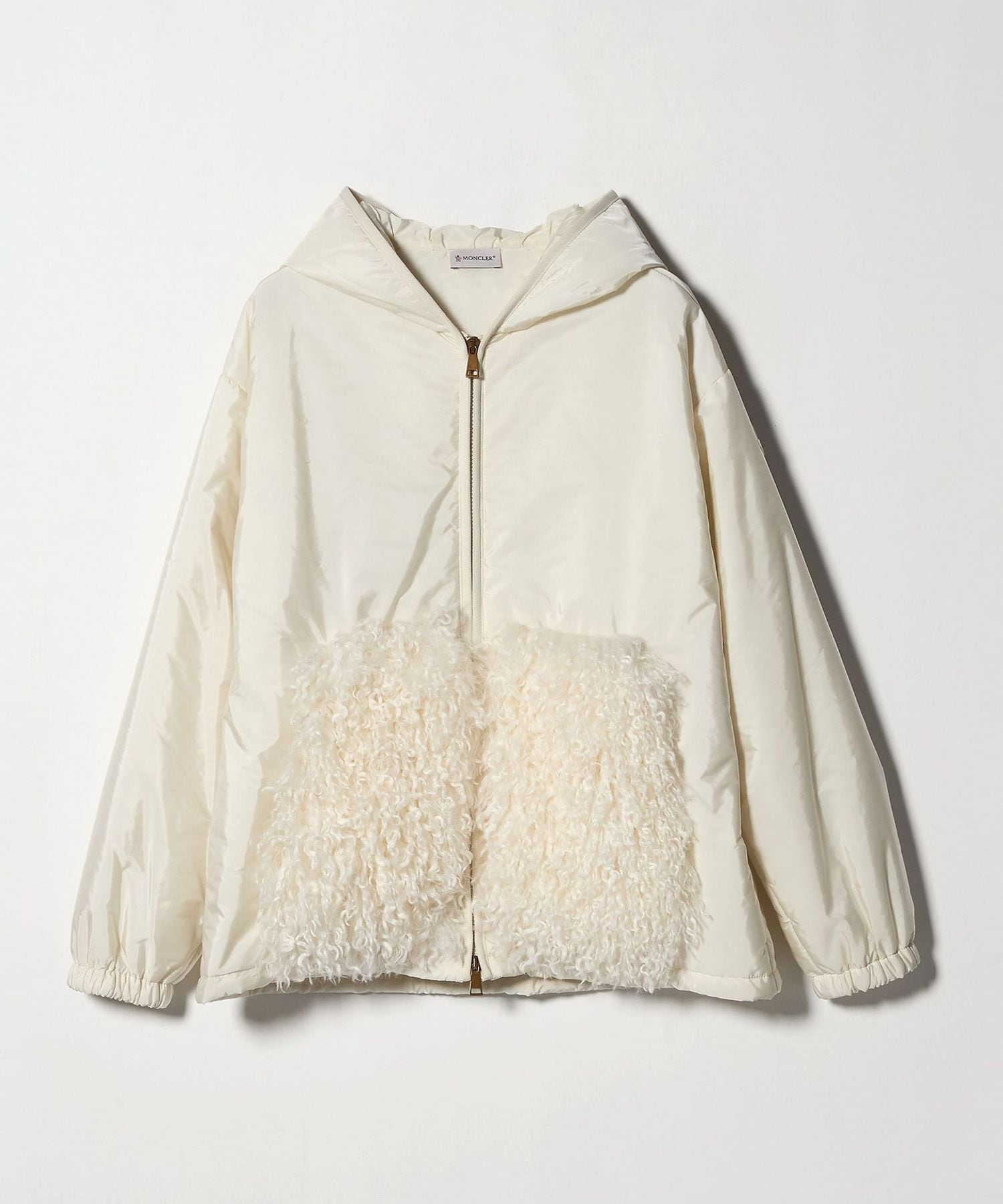 MONCLER＞コンビ フード ジップ ブルゾン